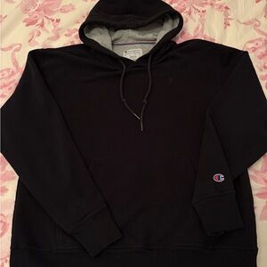 Black Champion Hoodie Medium